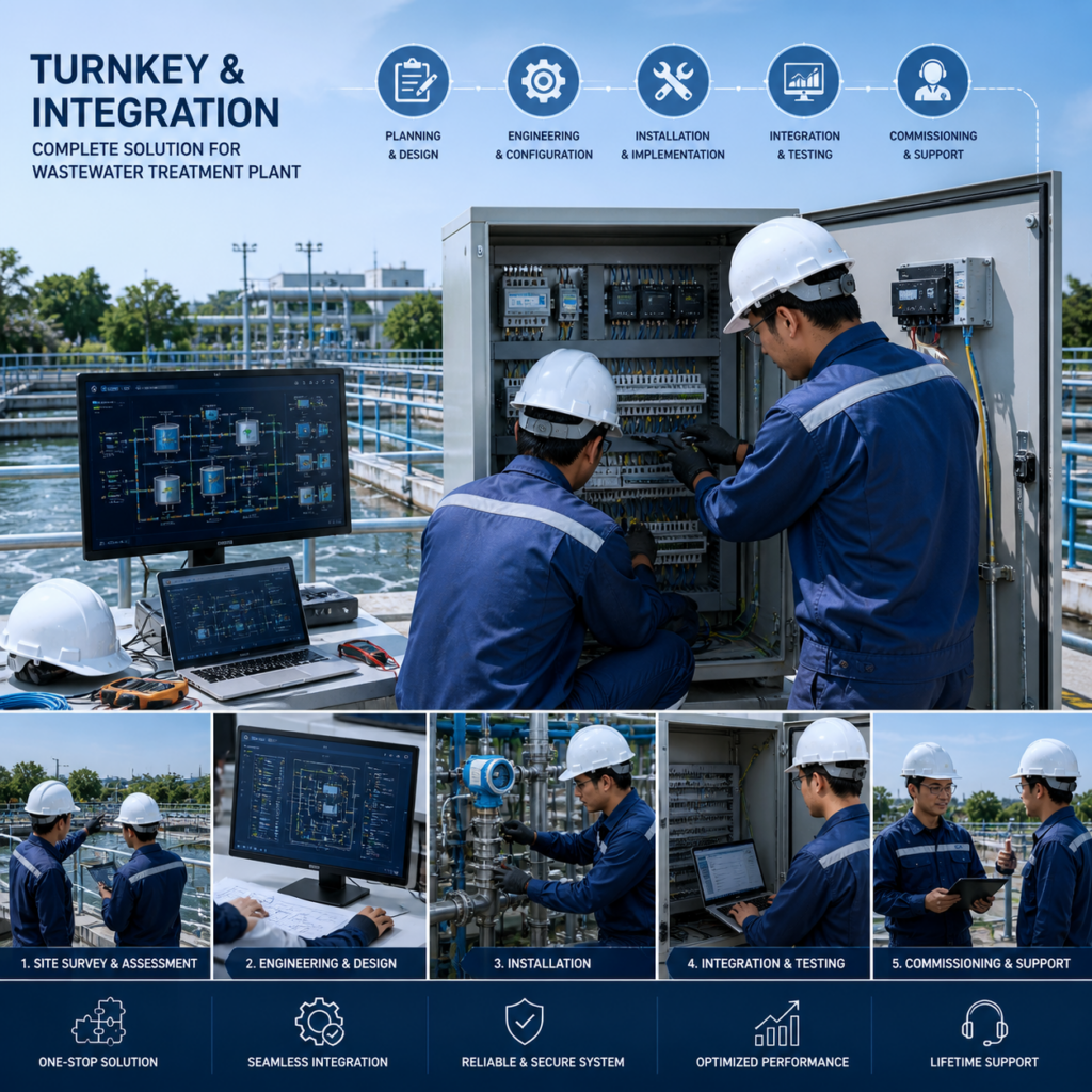 บริการติดตั้งและปรับปรุงระบบ (Turnkey & Integration)